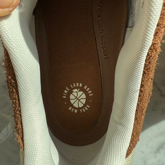 New Balance x Aimé Leon Dore 550 Brown Suede Sneakers Men’s 10.5 - Picture 9 of 11
